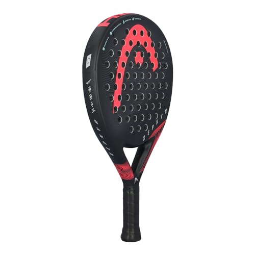 HEAD Zephyr 2023 Padel Racket in Black/Pink