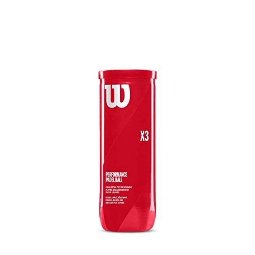 Wilson X3 Padel Balls 3-Pack - Yellow