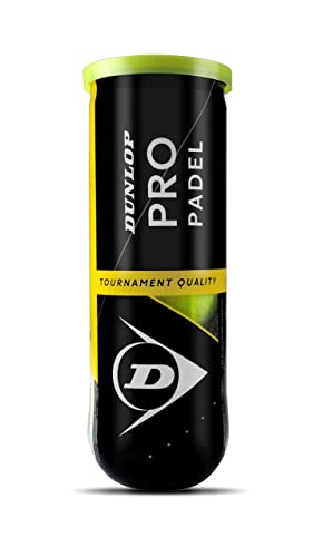 Dunlop Pro Padel Balls for Competitions and Tournaments