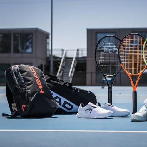 HEAD Base Padel Backpack, Black/Orange, 17L