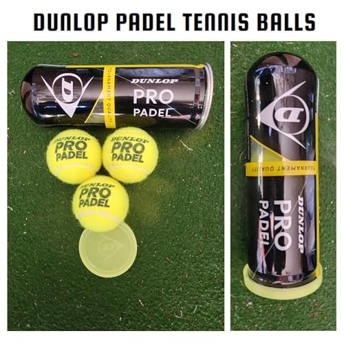 Dunlop Pro Padel Balls for Competitions and Tournaments