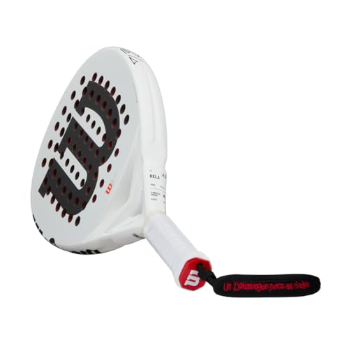 Wilson Bela LT V2.5 Padel Racket, Carbon/EVA, 355 g, White