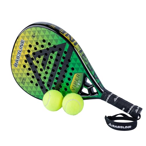 BAS3LINE VIPER Pro Padel Racket: 3K Carbon Fibre