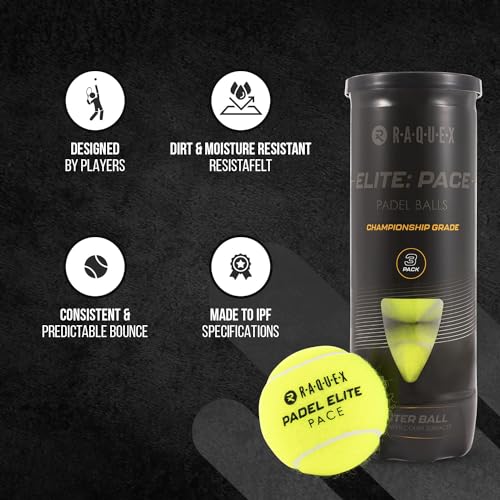Elite Pace Padel Pro Balls - Faster Gameplay Option