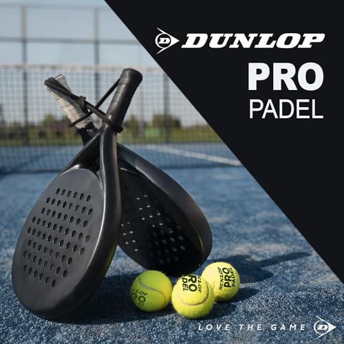 Dunlop Pro Padel Balls for Competitions and Tournaments