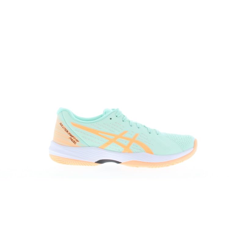 ASICS Women's Padel Sneaker, Mint Tint/Bright Sunstone, Size 5