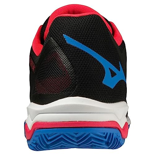 Mizuno Wave Exceed Light Padel Shoes, Black/White/Red, Size 9.5 UK
