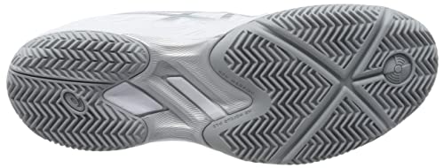 ASICS Women's Gel-Game 9 Padel Shoes, White/Silver, UK 5.5