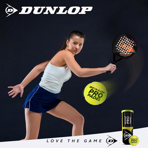 Dunlop Pro Padel Balls for Competitions and Tournaments