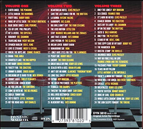 Classic Rock & Roll Hits: 74 Songs on 3-CD
