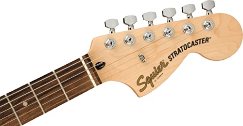 Fender Squier Affinity Stratocaster - Limited Edition Black, Bundle with Frontman 10G Amplifier, Gig Bag, Cable, Tuner, Strap, Picks, and Austin Bazaar Instructional DVD