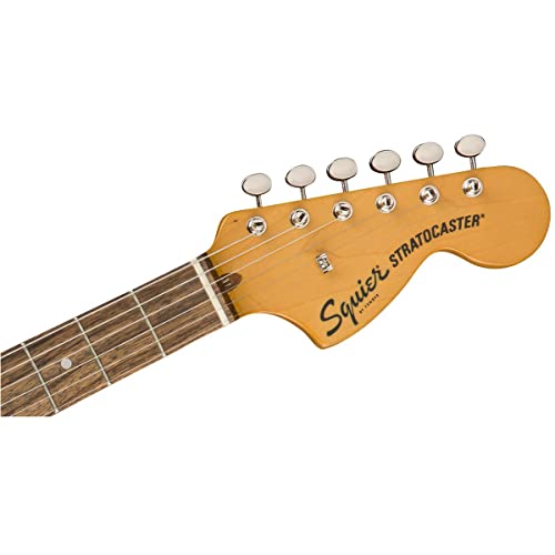 Squier Classic Vibe 70s Stratocaster Electric Guitar, with 2-Year Warranty, Natural, Laurel Fingerboard