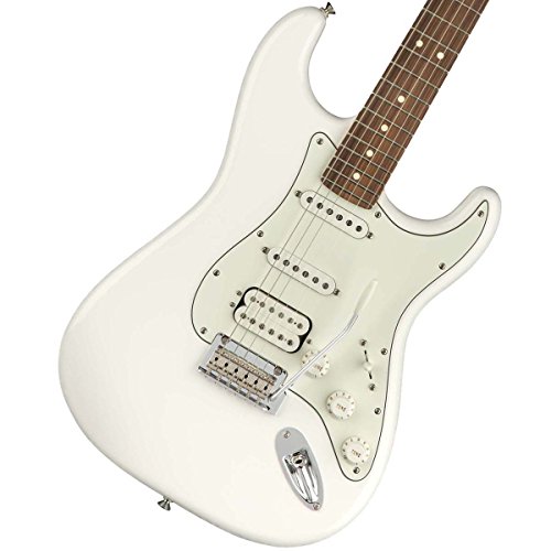 Fender Player Stratocaster HSS Electric Guitar, with 2-Year Warranty, Polar White, Pau Ferro Fingerboard