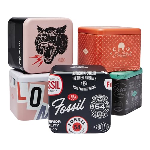 Fossil Two-Hand Skeleton Watch - Silver/Brown