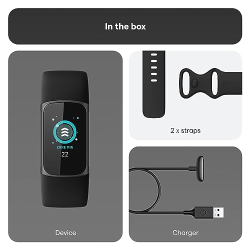 Fitbit Charge 5 - Health & Fitness Tracker with GPS