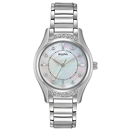 Bulova Diamond Ladies' Stainless Steel Watch