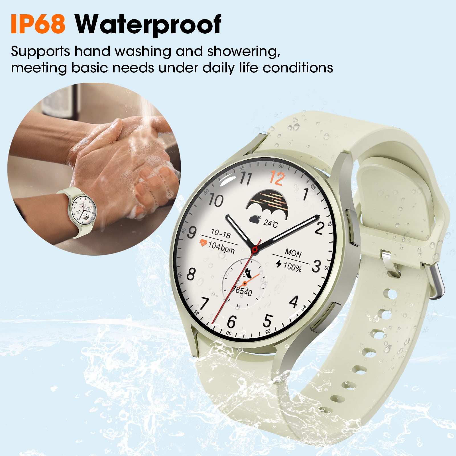 Women's Smartwatch with Call Function & Fitness Tracking