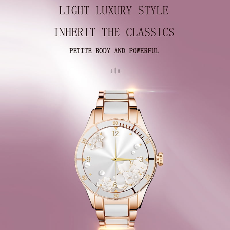 Blue Wireless Women's Smartwatch with Fitness Monitoring