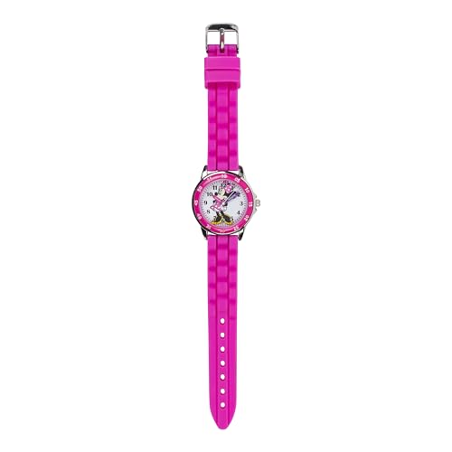Minnie Mouse Pink Analog Time-Teacher Watch