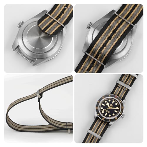 Multicolor Nylon Watch Band for Men and Women