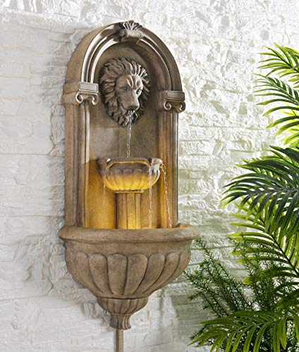 Kenroy Home 51043SNDST Royal Outdoor Wall Fountain