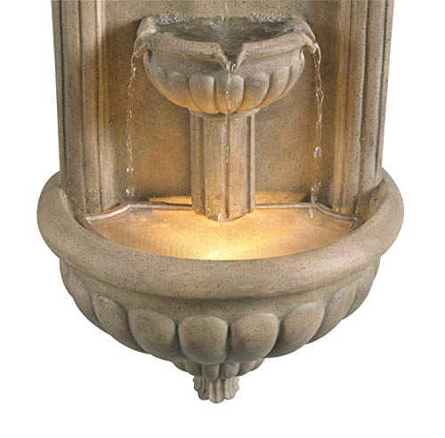 Kenroy Home 51043SNDST Royal Outdoor Wall Fountain