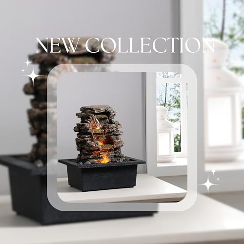 Tabletop Water Fountain with Soothing Sound for Zen Relaxation