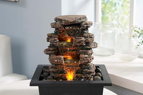 Tabletop Water Fountain with Soothing Sound for Zen Relaxation