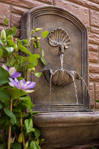 Outdoor Wall Fountain - Napoli Stone Finish