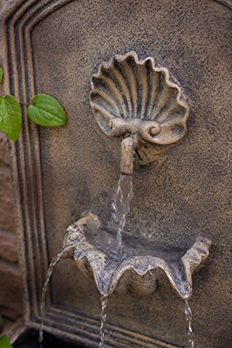 Outdoor Wall Fountain - Napoli Stone Finish