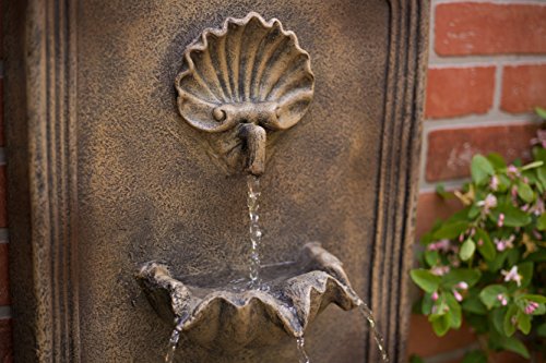 Outdoor Wall Fountain - Napoli Stone Finish