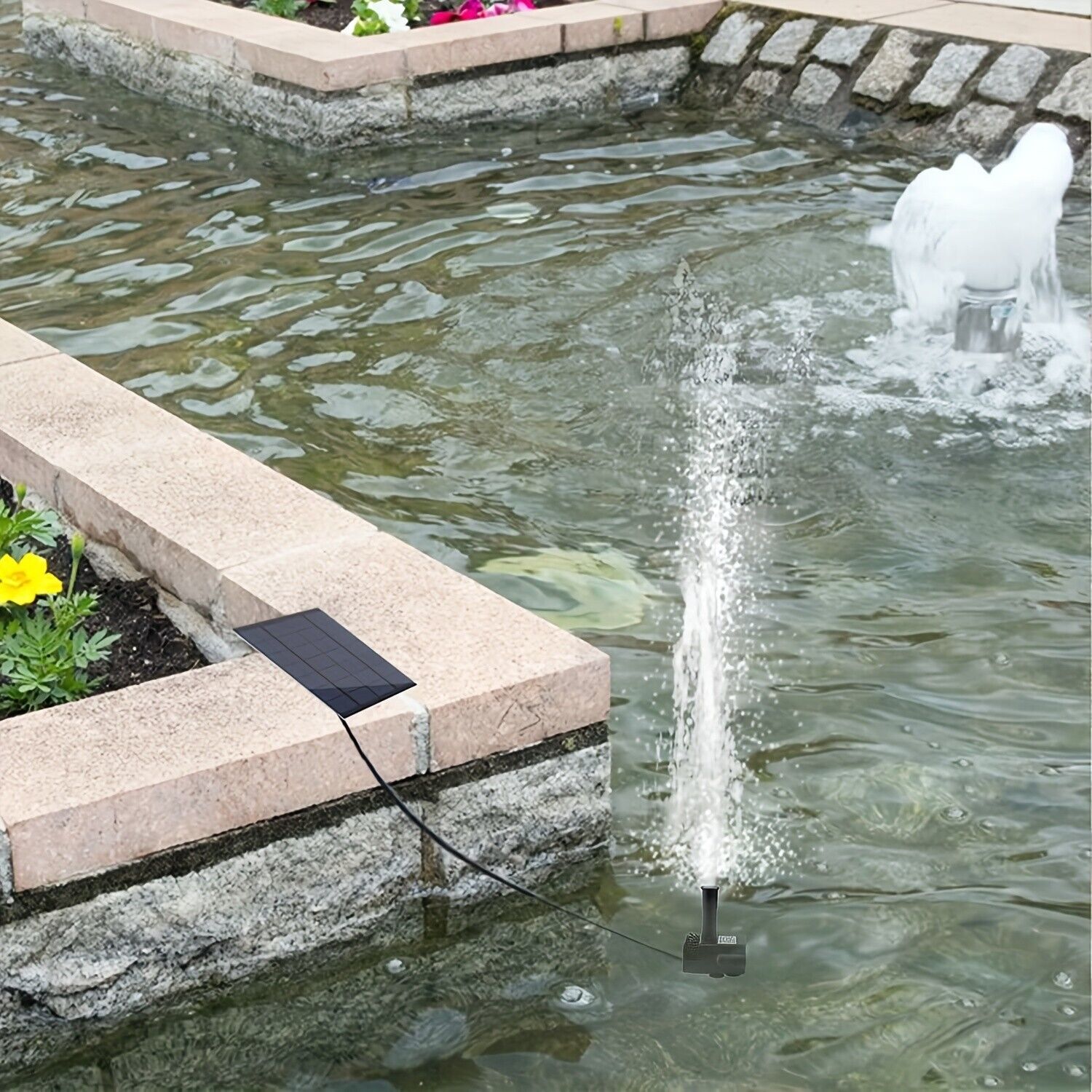 Solar Power Floating Water Fountain for Garden Pond