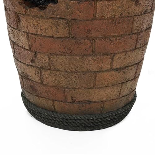 Glenville Water Pump Cascading Fountain in Brown/Black