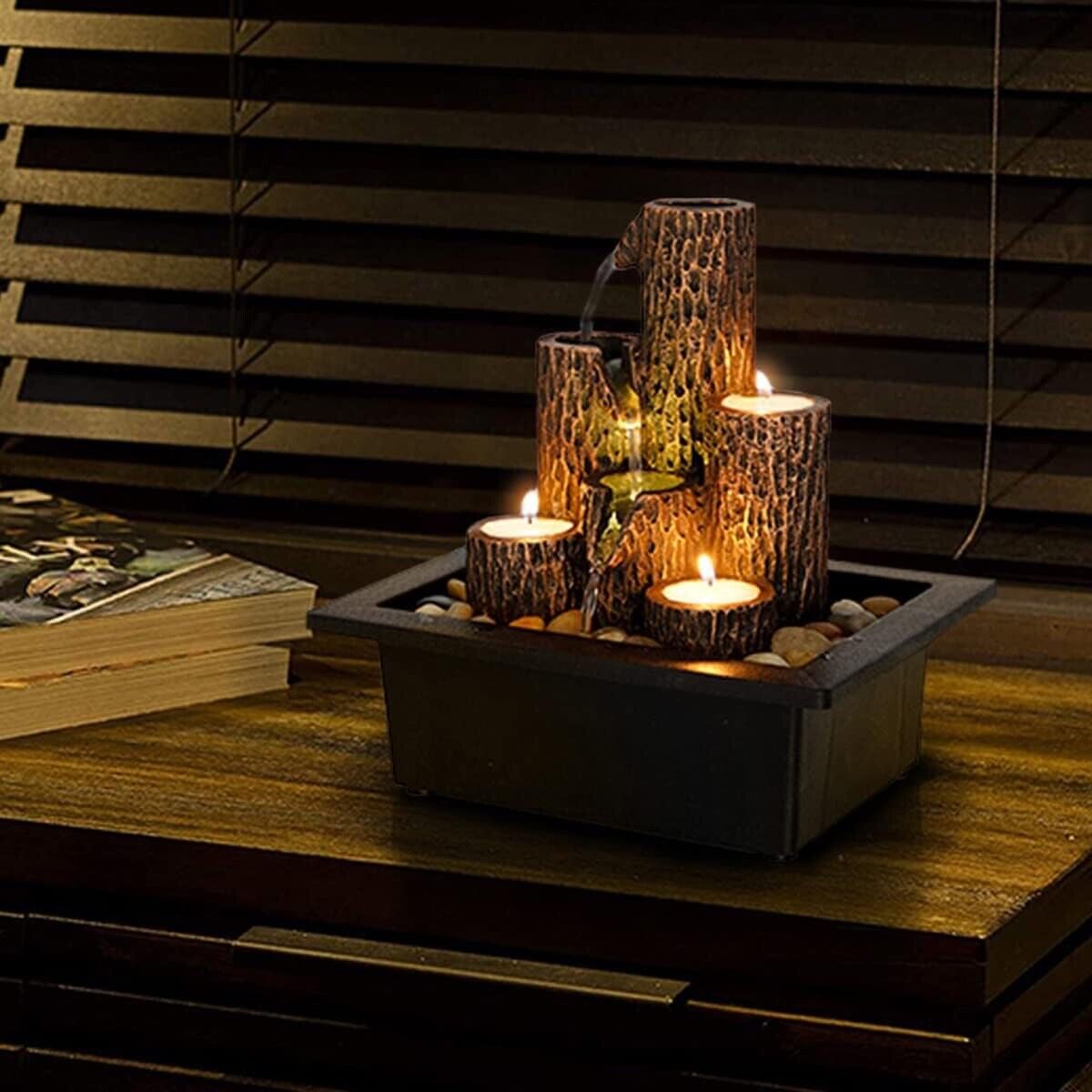 Indoor Tabletop Waterfall Water Fountain