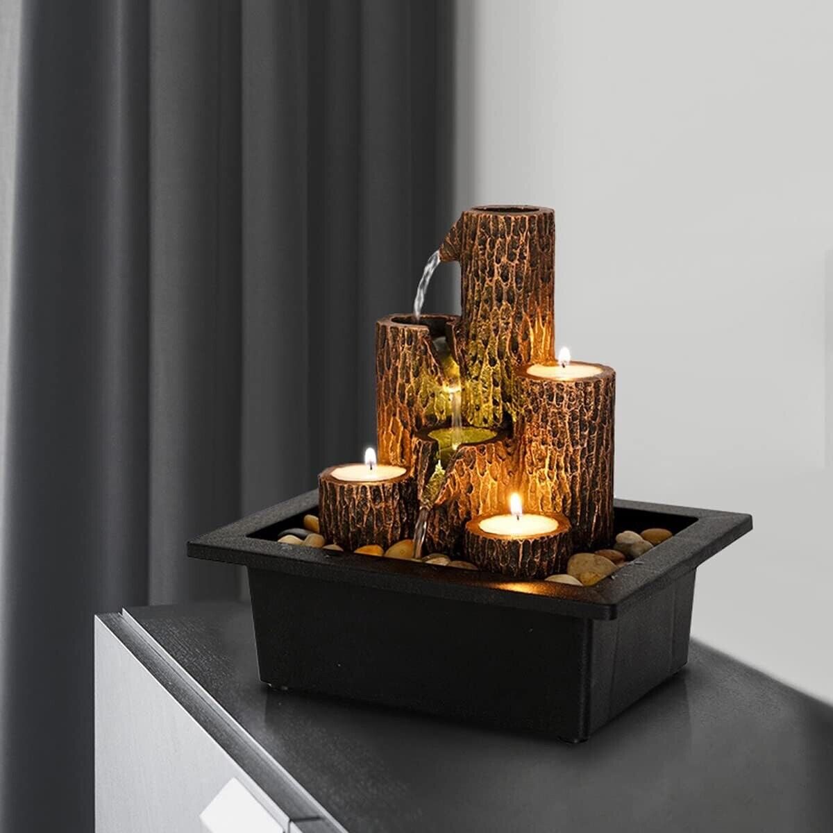 Indoor Tabletop Waterfall Water Fountain