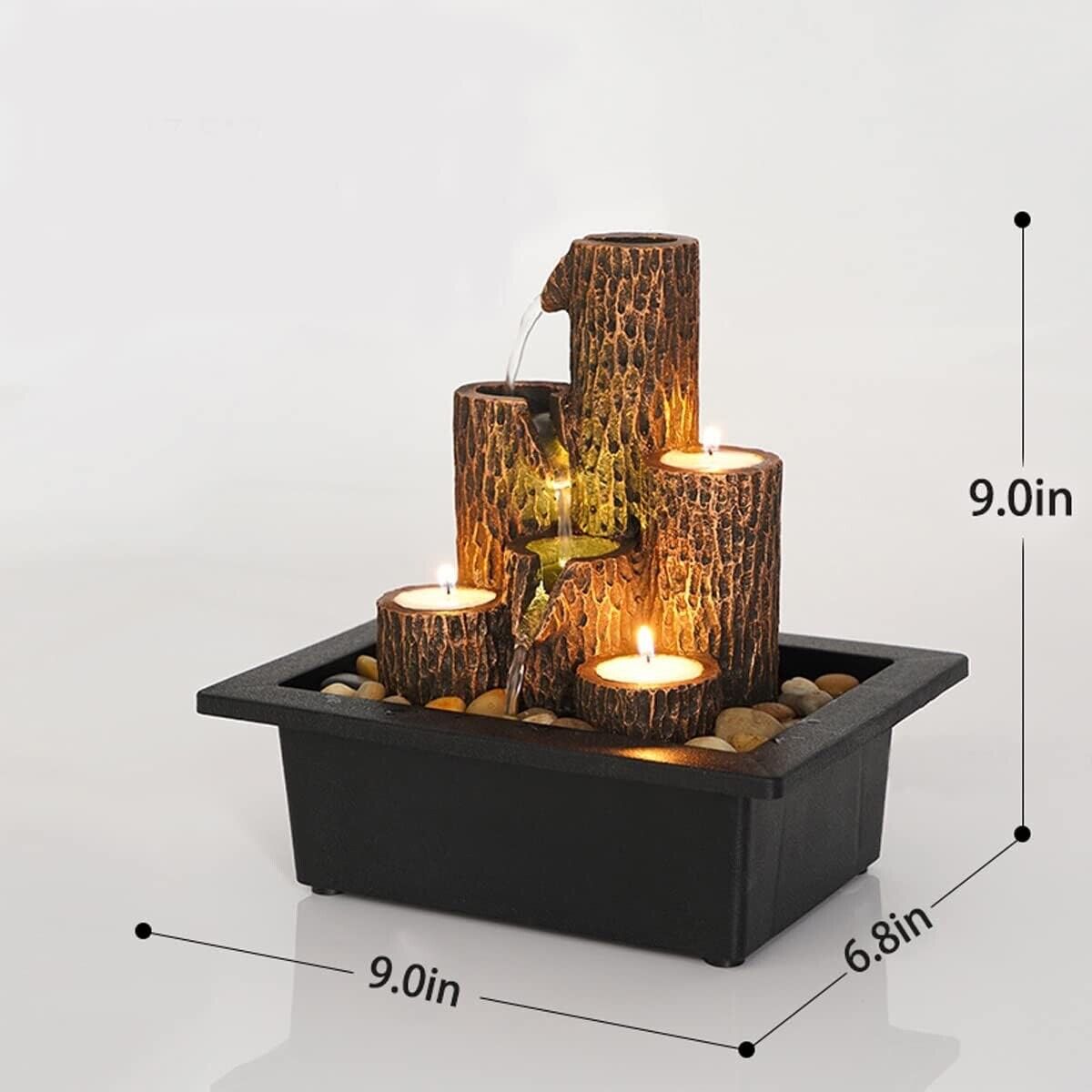 Indoor Tabletop Waterfall Water Fountain