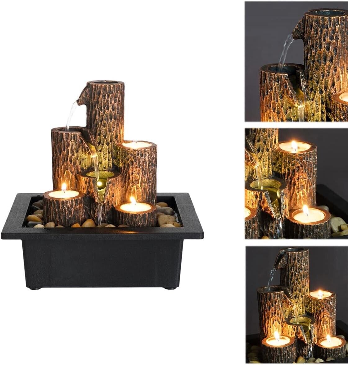 Indoor Tabletop Waterfall Water Fountain