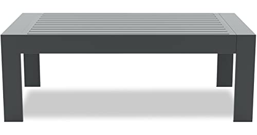 Outdoor Aluminum Coffee Table with Modern Design