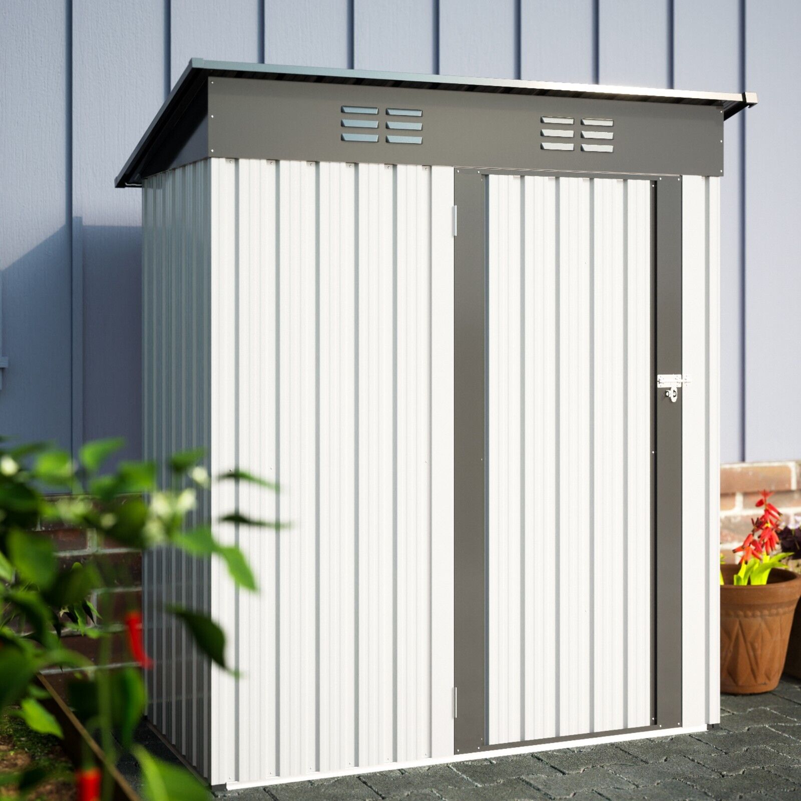 Large Outdoor Storage Shed for Tools and Equipment