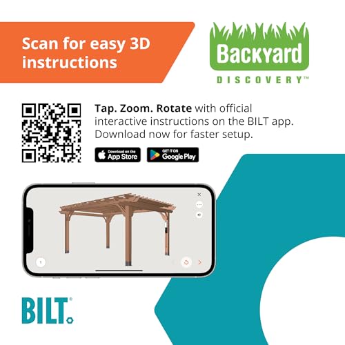 Beaumont 16 ft. x 12 ft. Cedar Pergola