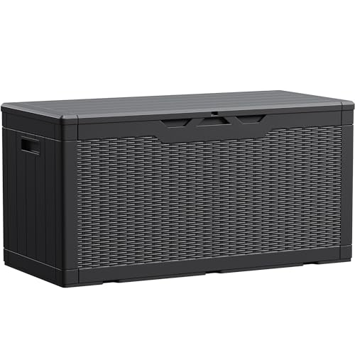 Devoko Waterproof Resin Deck Box for Outdoor Storage