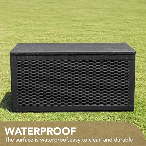 Devoko Waterproof Resin Deck Box for Outdoor Storage