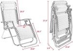 Homall Zero Gravity Chair Set of 2 - Blue