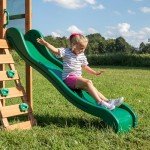 Cedar Wood Swing Set with Slide and Accessories
