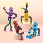 Colorful Suction Cup Robot Toys for Ages 3-7