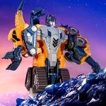 MIEBELY 5-in-1 Toddler Robot Construction Vehicles Set