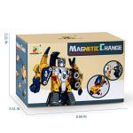 MIEBELY 5-in-1 Toddler Robot Construction Vehicles Set