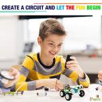 2Pepers 4-in-1 Electric Motor Robotic Science Kits for Kids