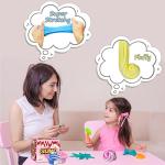 7-Pack Brehenzo Butter Slime: Dual Color DIY Toy