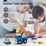 STEM Take Apart Trucks Transform to Robot Educational Toy